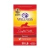 Wellness Complete Health Senior Dry Dog Food With Grains, Natural Ingredients, Made In USA With Real Meat, All Breeds (Chicken & Barley, 30-Pound Bag)