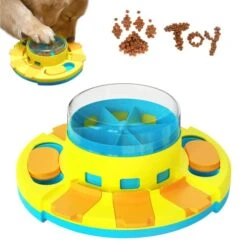 YumSur Dog Puzzle Toys, Interactive Dog Toys For Dogs Training Funny Feeding, Dog Treat Puzzle Intelligence Toy For Small And Medium Dogs, Improve IQ Puzzle Bowl For Puppy Pet