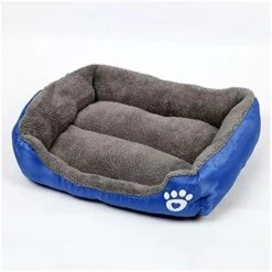 YangYan Dog Beds For Large Dogs Dog Kennel Candy-Colored Square Nest Pet Kennel Dirty And Moisture-Proof Mat Dog House Puppy Bed Pet Mat (Color : Baolan, Size : 43 X 32cm) -Dog Supplies Store 41ImrjaJ57L. AC
