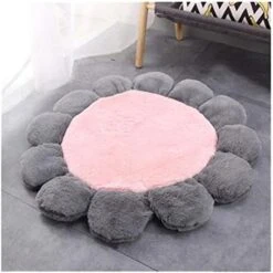 YangYan Super Soft Dog Bed Mat Round Washable Long Plush Dog Kennel Cat House Velvet Mats Sofa For Dog Chihuahua Dog Basket Pet Bed S/L (Color : C, Size : 55cm) -Dog Supplies Store 41JIOzFElSL. AC