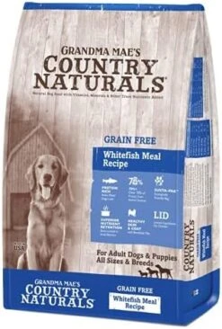 Grandma Mae's Country Naturals Grain Free Dry Dog Food 4 LB Chicken Recipe -Dog Supplies Store 41JUmE2G9IL. AC