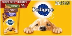 PEDIGREE CHOICE CUTS IN GRAVY Adult Soft Wet Dog Food 24-Count Variety Pack, 3.5 Oz Pouches -Dog Supplies Store 41JuMAv2xfL. AC