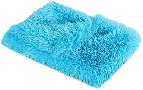 Slakkenreis Home Warm Pet Dog Blanket Cat Blanket Pet Plush Mat Solid Color Pet Mat Sky Blue One Size 12 Slakkenreis Home Warm Pet Dog Blanket Cat Blanket Pet Plush Mat Solid Color Pet Mat Sky Blue One Size - Image 12