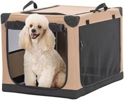 Petsfit Soft Dog Crate With Tilt Angle, 36" L X 24" W X 23" H Fit For Car Seats And Trunks, Multiple Carrying Options, Ideal For Dog Travel 20 Petsfit Soft Dog Crate With Tilt Angle, 36" L X 24" W X 23" H Fit For Car Seats And Trunks, Multiple Carrying Options, Ideal For Dog Travel -Dog Supplies Store 41LHXswDjwL. AC