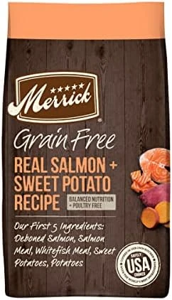 Merrick Dry Dog Food, Real Chicken And Sweet Potato Grain Free Dog Food Recipe - 22 Lb. Bag 11 Merrick Dry Dog Food, Real Chicken And Sweet Potato Grain Free Dog Food Recipe - 22 Lb. Bag - Image 11