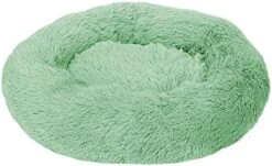 UNOVAP Pet Mat Donut Furry Pet Bed Round Mat Small Medium-Sized Animals Sleep With The Mat (Color : Apricot, Size : S 40CM) -Dog Supplies Store 41Nc7aDxE L. AC