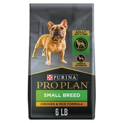Purina Pro Plan High Protein Small Breed Dog Food, Chicken & Rice Formula - 6 Lb. Bag