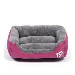YangYan Dog Beds For Large Dogs Dog Kennel Candy-Colored Square Nest Pet Kennel Dirty And Moisture-Proof Mat Dog House Puppy Bed Pet Mat (Color : Baolan, Size : 43 X 32cm) -Dog Supplies Store 41OdEHtgJrL
