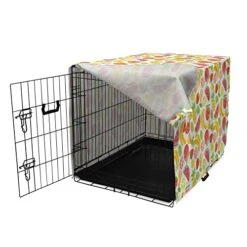Lunarable Watermelon Dog Crate Cover, Hawaiian Food Pattern With Pineapple Strawberry Lemons And Bananas Grunge Effect, Easy To Use Pet Kennel Cover For Small Dogs Puppies Kittens, 48 Inch, Multicolor 13 Lunarable Watermelon Dog Crate Cover, Hawaiian Food Pattern With Pineapple Strawberry Lemons And Bananas Grunge Effect, Easy To Use Pet Kennel Cover For Small Dogs Puppies Kittens, 48 Inch, Multicolor -Dog Supplies Store 41OrjMjAFZL