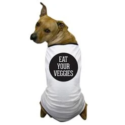 CafePress Eat Your Veggies Dog T Shirt Dog T-Shirt, Pet Clothing, Funny Dog Costume