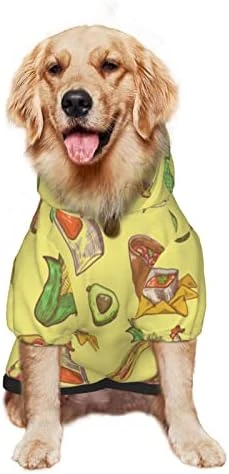 Large Dog Hoodie Cactus-and-Taco-Mexican-Food Pet Clothes Sweater With Hat Soft Cat Outfit Coat Small 8 Large Dog Hoodie Cactus-and-Taco-Mexican-Food Pet Clothes Sweater With Hat Soft Cat Outfit Coat Small - Image 8