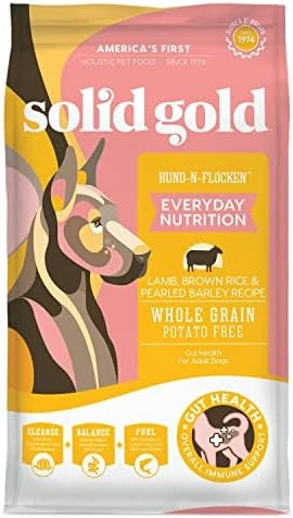 Solid Gold Hund N Flocken - Dry Dog Food W/Lamb, Rice & Pearled Barley - Digestive Probiotics For Dogs - Gut Health & Immune Support - Grain & Gluten Free - Omega 3, Superfoods & Antioxidants - 24 LB 9 Solid Gold Hund N Flocken - Dry Dog Food W/Lamb, Rice & Pearled Barley - Digestive Probiotics For Dogs - Gut Health & Immune Support - Grain & Gluten Free - Omega 3, Superfoods & Antioxidants - 24 LB - Image 9