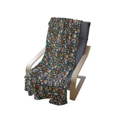 Ambesonne Dogs Throw Blanket, Pattern With Puppy Food Paw Traces Bowls And Veterinary Pet Lover Themed Print, Flannel Fleece Accent Piece Soft Couch Cover For Adults, 50" X 70", Teal And Marigold -Dog Supplies Store 41QM6nLDrcL