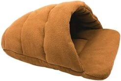Winter Pet Bed Small Dogs Puppy Beds House Warm Dog Kennel Sofa Pet Mat Nest Cat Sleeping Bag Litters Drop Shipping Brown L -Dog Supplies Store 41QbiPCadYL. AC