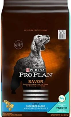 Purina Pro Plan Joint Health Large Breed Dog Food, Shredded Blend Chicken & Rice Formula - 34 Lb. Bag -Dog Supplies Store 41Rlza243bL. AC