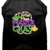 Miss Mardi Gras Screen Print Mardi Gras Dog Shirt Black Lg