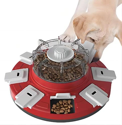 Kubatis Dog Rotating Puzzle Toys Level 3 2 1, Dog Treat Puzzle Slow Feeder, Interactive Enrichment Toys For Large/Medium/Small, Dog Food Dispenser For Boredom And Mental Stimulation.(Dark Blue) 6 Kubatis Dog Rotating Puzzle Toys Level 3 2 1, Dog Treat Puzzle Slow Feeder, Interactive Enrichment Toys For Large/Medium/Small, Dog Food Dispenser For Boredom And Mental Stimulation.(Dark Blue) - Image 6