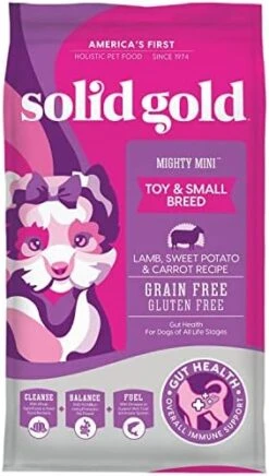 Solid Gold Mighty Mini Small Breed Dog Food - Dry Dog Food For Any Toy Breed - For Gut Health & Sensitive Stomach Support - Digestive Probiotics For Dogs - Grain & Gluten Free Recipe 27 Solid Gold Mighty Mini Small Breed Dog Food - Dry Dog Food For Any Toy Breed - For Gut Health & Sensitive Stomach Support - Digestive Probiotics For Dogs - Grain & Gluten Free Recipe -Dog Supplies Store 41TMr1OA9L. AC