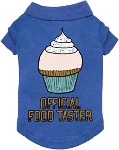 GENERIC Official Food Taster Dog Polo Shirt - Graphic Dog T-Shirt - Art Dog Clothing - Blue, L 22 GENERIC Official Food Taster Dog Polo Shirt - Graphic Dog T-Shirt - Art Dog Clothing - Blue, L -Dog Supplies Store 41TvUk35r L. AC