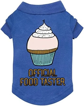 GENERIC Official Food Taster Dog Polo Shirt - Graphic Dog T-Shirt - Art Dog Clothing - Blue, L 8 GENERIC Official Food Taster Dog Polo Shirt - Graphic Dog T-Shirt - Art Dog Clothing - Blue, L - Image 8