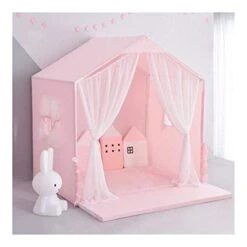 YangYan Pet Tent Nest Four Seasons Universal Removable And Washable Dog Kennel Teddy Small Dog Cat Pet Princess Bed Spring Summer Tent (Color : Pink, Size : 40cmx35cmx50cm)