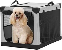 Petsfit Soft Dog Crate With Tilt Angle, 36" L X 24" W X 23" H Fit For Car Seats And Trunks, Multiple Carrying Options, Ideal For Dog Travel 21 Petsfit Soft Dog Crate With Tilt Angle, 36" L X 24" W X 23" H Fit For Car Seats And Trunks, Multiple Carrying Options, Ideal For Dog Travel -Dog Supplies Store 41VR9Y4RJPL. AC