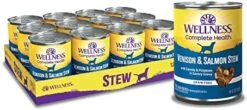 Wellness Complete Health Natural Wet Canned Dog Food Turkey & Sweet Potato, 12.5-Ounce Can (Pack Of 12) -Dog Supplies Store 41W2YxUyWFL. AC