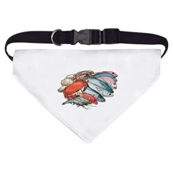 Large 'Seafood Selection' Dog/Cat/Pet Bandana (PD00039082)