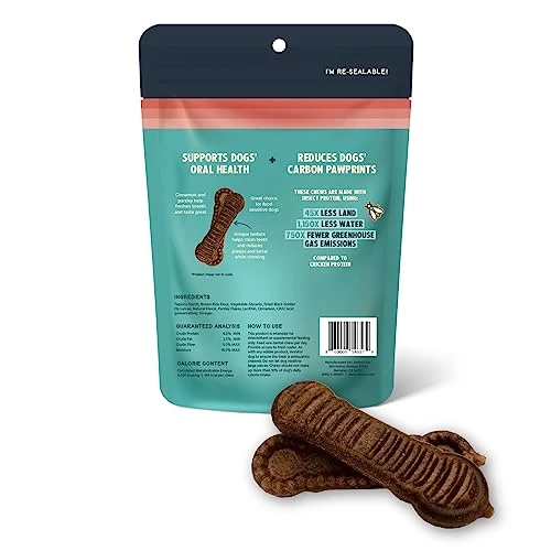 Jiminy's Dental Chews For Large Dogs – Cinnamon Dog Dental Chews, Teeth Cleaning Dog Treats, Reduce Tartar And Plaque, Made In USA, Cruelty Free, Dog Breath Freshener – 7 Count, 1-Pack 2 Jiminy's Dental Chews For Large Dogs – Cinnamon Dog Dental Chews, Teeth Cleaning Dog Treats, Reduce Tartar And Plaque, Made In USA, Cruelty Free, Dog Breath Freshener – 7 Count, 1-Pack - Image 2