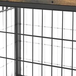 Furnished Wooden Dog Crate End Table, Small Dog Crate Furniture, Storage Console With Pull-Out Drawer, Furnished Dog Cage (Rustic Brownn, 19.69" W X 22.83" D X 26.97" H) 9 Furnished Wooden Dog Crate End Table, Small Dog Crate Furniture, Storage Console With Pull-Out Drawer, Furnished Dog Cage (Rustic Brownn, 19.69" W X 22.83" D X 26.97" H) -Dog Supplies Store 41XchLhp5DL