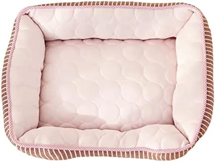 DXYDSC Summer Mat For Dogs Cats Pet Self Mat Soft Rectangle Washable Bed Cushion For Small Medium Large Breed Metal Dog Bowl Slow Feeder (B, One Size) 3 DXYDSC Summer Mat For Dogs Cats Pet Self Mat Soft Rectangle Washable Bed Cushion For Small Medium Large Breed Metal Dog Bowl Slow Feeder (B, One Size) - Image 3