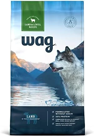 Amazon Brand - Wag High Protein Dry Dog Food Turkey & Lentil Recipe, Grain Free (30 Lb. Bag) 7 Amazon Brand - Wag High Protein Dry Dog Food Turkey & Lentil Recipe, Grain Free (30 Lb. Bag) - Image 7