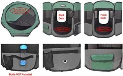 WINiPET 2-Door Folding Soft Pet Playpen (2 Year Warranty), Plus Carrying Bag And Food Grade Silicone Bowl, 10-Size And 12-Color Portable Dog Cat Playpen, Exercise Pen, Indoor & Outdoor Pet Home 17 WINiPET 2-Door Folding Soft Pet Playpen (2 Year Warranty), Plus Carrying Bag And Food Grade Silicone Bowl, 10-Size And 12-Color Portable Dog Cat Playpen, Exercise Pen, Indoor & Outdoor Pet Home -Dog Supplies Store 41aHOLVV8ZL