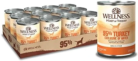 Wellness 95% Chicken Natural Wet Grain Free Canned Dog Food, 13.2-Ounce Can (Pack Of 12) 8 Wellness 95% Chicken Natural Wet Grain Free Canned Dog Food, 13.2-Ounce Can (Pack Of 12) - Image 8