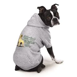 GENERIC All Food Must Go To The Lab For Testing Dog Hoodie With Pocket - Funny Quote Dog Coat - Cool Design Dog Clothing - Black, 2XL -Dog Supplies Store 41b9fMD6PCL