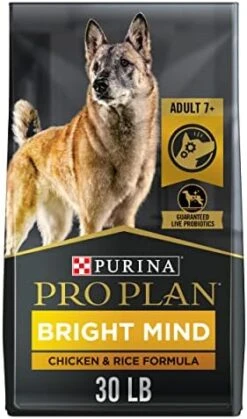 Purina Pro Plan Senior Dog Food With Probiotics For Dogs, Bright Mind 7+ Chicken & Rice Formula - 30 Lb. Bag 21 Purina Pro Plan Senior Dog Food With Probiotics For Dogs, Bright Mind 7+ Chicken & Rice Formula - 30 Lb. Bag -Dog Supplies Store 41bF9oeofnL. AC