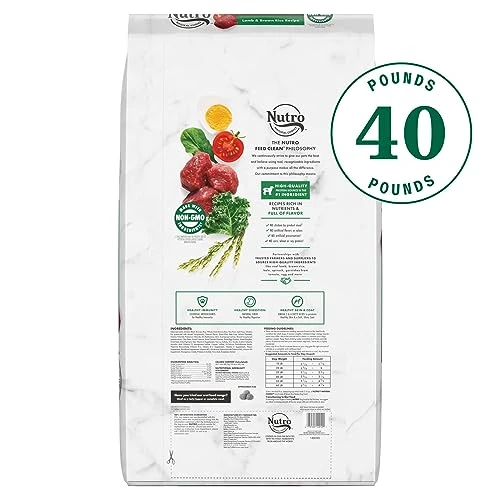 NUTRO NATURAL CHOICE Adult Dry Dog Food, Lamb & Brown Rice Recipe Dog Kibble, 40 Lb. Bag 2 NUTRO NATURAL CHOICE Adult Dry Dog Food, Lamb & Brown Rice Recipe Dog Kibble, 40 Lb. Bag - Image 2