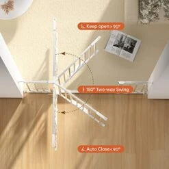 Extra Tall Wide Baby Gate With Cat Door For Stairs Doorways Dog Pet Cat Gate With Walk Througe Door Pressure Mounted -Dog Supplies Store 41bwvpsPoyL