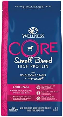 Wellness CORE Wholesome Grains Small Breed Original Recipe, 12 Pound Bag 5 Wellness CORE Wholesome Grains Small Breed Original Recipe, 12 Pound Bag - Image 5