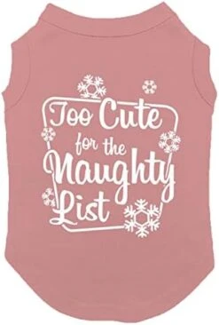 Too Cute For The Naughty List - Adorable Dog Shirt (Dark Gray, Small) 20 Too Cute For The Naughty List - Adorable Dog Shirt (Dark Gray, Small) -Dog Supplies Store 41dAnWtn6L. AC