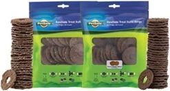PetSafe Treat Rings - 16 Rings - Size B - Original & Busy Buddy Bristle Bone - Treat-Holding Toy For Dogs - Purple, Large -Dog Supplies Store 41dcT1e6woL. AC