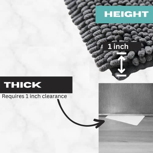 Style Basics Dog Door Mat - Pet Paw Cleaning Runner Rug For Dogs Muddy Paws - Indoor Or Outdoor - 60" X 20", Marine Blue 2 Style Basics Dog Door Mat - Pet Paw Cleaning Runner Rug For Dogs Muddy Paws - Indoor Or Outdoor - 60" X 20", Marine Blue - Image 2