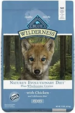 Blue Buffalo Wilderness High Protein Natural Puppy Dry Dog Food Plus Wholesome Grains, Chicken 13 Lb Bag -Dog Supplies Store 41dx4qUxPNL. AC