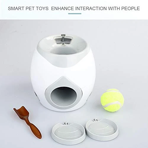Newooh Automatic Pet Feeders, Food Dispenser For Dog Cat Small Animals, Fetch Tennis Ball Launcher Dog Training Toys, Interactive Throwing Ball Machine 3 Newooh Automatic Pet Feeders, Food Dispenser For Dog Cat Small Animals, Fetch Tennis Ball Launcher Dog Training Toys, Interactive Throwing Ball Machine - Image 3
