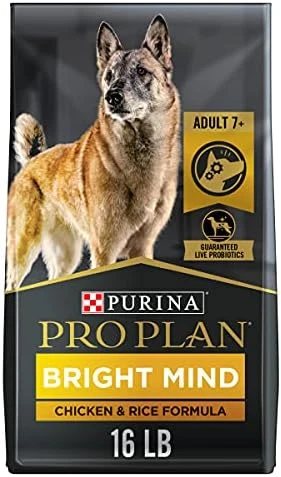 Purina Pro Plan Senior Dog Food With Probiotics For Dogs, Bright Mind 7+ Chicken & Rice Formula - 30 Lb. Bag 7 Purina Pro Plan Senior Dog Food With Probiotics For Dogs, Bright Mind 7+ Chicken & Rice Formula - 30 Lb. Bag - Image 7