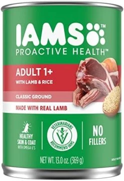 IAMS PROACTIVE HEALTH Adult Wet Dog Food Classic Ground With Chicken And Whole Grain Rice, 12-Pack Of 13 Oz. Cans -Dog Supplies Store 41ehkwGFGuL. AC