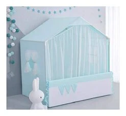 YangYan Pet Tent Nest Four Seasons Universal Removable And Washable Dog Kennel Teddy Small Dog Cat Pet Princess Bed Spring Summer Tent (Color : Pink, Size : 40cmx35cmx50cm) -Dog Supplies Store 41ewGhHly0L