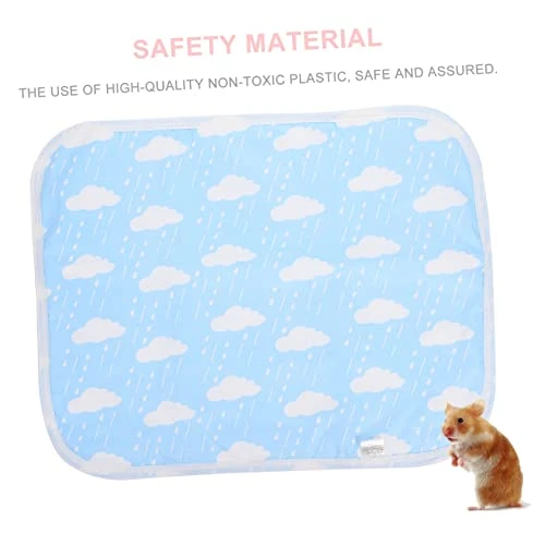 Hohopeti Dog Pads 6pcs Pet Pee Mat Mattress Bunny Bedding Pet Warm Mat Rabbit Cage Reusable Guinea Pig Fleece Liner Hamster Cage Mat Pet Bed Pet Mat Bed Surface Cotton Washable Squirrel 3 Hohopeti Dog Pads 6pcs Pet Pee Mat Mattress Bunny Bedding Pet Warm Mat Rabbit Cage Reusable Guinea Pig Fleece Liner Hamster Cage Mat Pet Bed Pet Mat Bed Surface Cotton Washable Squirrel - Image 3