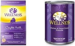 Wellness Complete Health Natural Wet Canned Dog Food Turkey & Sweet Potato, 12.5-Ounce Can (Pack Of 12) -Dog Supplies Store 41fdxlhTzOL. AC