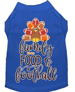 Family, Food, And Football Screen Print Dog Shirt Yellow Med -Dog Supplies Store 41fvDw9CzrL 14